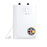 AEG Boiler BOI 5 U, Untertischboiler 5 Liter Niederdruck mit Stecker 230V für Küchenspüle oder Waschbecken, energie- und platzsparend, 2 kW, Made in Germany, VDE geprü
