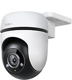 Tapo TP-Link C500 WLAN Überwachungskamera Außen, 360° Sichtbereich, 1080p Auflösung, Bewegungserkennung, Nachtsicht bis zu 30 m, Zwei-Wege-Audio, Kompatibel mit Alexa & Goog