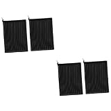 SEWOART 4 Stück Wasserpumpenfilter Teichpumpe Netzbeutel Für Pumpe Teich Pumpe Tasche Sportbecken Mesh-pumpenfilterbeutel Pumpenbarriere Kleine Wasserpumpe Teichnetz Black Poly