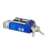 pokm toolsmarket - Zylinderschloss 30/35 mm, Türschloss aus Nickel mit von 3 bis 50 Schlüssel zur Auswahl, Profilzylinder Schloss für Haustür, EU- Produktion - 3 Schlü