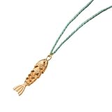 Rdxanc Modische Halskette mit Fisch-Anhänger, trendig, verstellbar, Modeschmuck