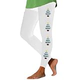 Frauen Weihnachten Schneeflocke Hohe Taille Leggings Christmas Geschenk für Frauen Weihnachts Winter Leggins Sport Damen Weihnachts Kostüm Mädchen 140 Strumpfhose D
