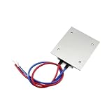 NPQRKJYH 2 Stück thermostatisches PTC-Heizelement 50 x 44 x 6 mm 12 V 60/100 °C PTC-Heizplatte Heizelement mit konstanter Temperatur(12V 60C 4-12W)