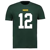 Fanatics NFL Green Bay Packers Aaron Rodgers #12 Name Number Shirt Jersey Trikot (L)