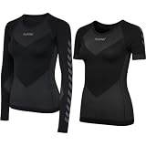 hummel Damen First sømløs jersey L/S Trikot, Schwarz, XS-S EU & Damen Hmlfirst Seamless Jersey S/S W