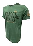 Aeronautica Militare TS2404 Herren-T-Shirt, T-Shirt, Sweatshirt, dreifarbige Pfeile, 39334 Forest Green, Larg