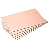 sourcing map 10 Stück PCB Kupfer Plattierte Platinen Laminat 150mm x 100mm x 1.5mm FR4 Glasfaser Einseitig für Schaltungsprojek