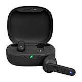 JBL Wave Flex – Kabellose In-Ear Ohrhörer mit IP54 - und IPX2-Wasserdichtigkeit – TalkThru - und AmbientAware-Technologie – 32 Stunden Akkulaufzeit – Schw