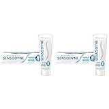 Sensodyne Zahnpasta, Repair & Protect, Zahnpasta für schmerzempfindliche Zähne, 75 ml (Packung mit 2)