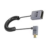 Wegiwuca Coiled 8K60Hz Koaxialkamera Kabel 2.1 Version 48Gbit / S Bandbreite Mikroed Dynamisches Kabel Für 8K60Hz Zeigt Flexibles Kamerasab