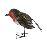 Supvox Vogelstatue Aus Eisen Vogelstatue Aus Metall Vogelstatue Im Freien Outdoor-tierfigur Vogelstatuen Für Den Garten Rasenvogeldekor Rasen-Vogel-skulptur Vogeldekor Im F