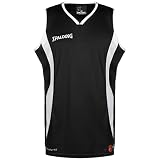 Spalding Jam Tanktop Herren schwarz/weiß, S