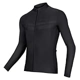 Endura Herren Pro SL Rennradtrikot, langärmelig, Schwarz, Größe XS