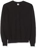 Fruit of the Loom Herren Set In Sweat Sweatshirt, Schwarz (36 schwarz), XX-Larg