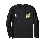 Jamaika Nummer 9 Trikot Nummer # neun Lang