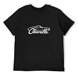 Chevy Chevelle Print Unisex Black T-Shirts Men Tee Cotton Tops Shirt S