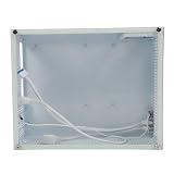 Topiky MATX Seitenwand Computergehäuse aus Gehärtetem Glas, ITX Gehäuse, 15,5 L, USB 3.0 Typ C Schnittstelle, Kleingehäuse, Desktop Computer Hosting Gehäuse für I9 13900 fü