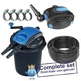 AquaKing PF²-30 NG Komplettset mit Pumpe - UV-Lampe - Filter - Teichpumpe - Teich - Teichfilter - Algenbekämpfung - Algen - Filterpumpe - Druck
