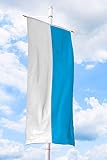 Deitert Bundesland-Flagge Bayern – 120x300 cm Bayern-Flagge (Streifen), Bannerfahne aus reißfestem Polyester, Bayern-Fahne mit Doppelsicherheitsnaht g