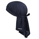 HASAGEI Bandana Atmungsaktiv Kopftuch Face Bandana Schnell trocknend Durag Elastisch Bandana Herren Halstuch Sport Bandana Kopftuch (Navy blau)