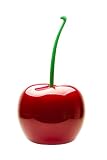 QUALY QL10128 Cherry Bin Abfalleimer, Kunststoff, Rot, 24x24x44,5