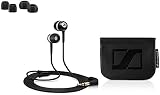Sennheiser CX 300-II Precision In-Ear-Kopfhörer (1,2 m Kabellänge, 3,5 mm Klinkenstecker, Tragetasche, Earadapterset S/M/L) schw