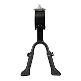 Fischer Unisex Dubbele potige standaard en stuurdemper 24-28 inch Zweibein st nder, Schwarz, Tragkraft: 30 kg EU