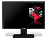 Acer B226W Monitor | 22 Zoll / 55,88 cm | TFT Monitor Flachbildschirm | 1680 x 1050 | 1000:1 | 250cd/m² | 5ms | VGA & DVI | interne Lautsprecher | Schwarz (Generalüberholt), 33299023-B