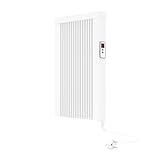 eVARMO Areo Direct 1300 W Elektroheizung Wandmontage - Elektroheizkörper mit Thermostat - Elektrische Heizung Smart Home - App steuerbare Heizung ohne Hub - Digitale WLAN Elektroheizung
