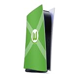 DeinDesign Skin kompatibel mit Sony Playstation 5 Digital Edition Folie Sticker VFL Wolfsburg Trikot Bundeslig