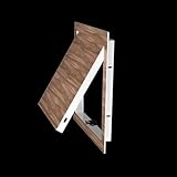 Zugangsplatte, Holz-Finish, abnehmbare Abdeckung für Wand und Decke, verdeckt Drähte und Rohre, leicht zugängliche Kriechraumtü