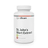 GymBeam Johanniskraut-Extrakt (Kapseln) - 300 mg pro Tagesdosis, standardisierter Gehalt an Hypericin, 0,9 mg pro Portion, für Stimmung, Stressmanagement, Verdauung & Schlafqualität, vegan, 90 cap