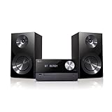 LG CM2460DAB Mini HiFi-Anlage mit DAB, Bluetooth, USB und LG SoundSnyc [Schwarz]