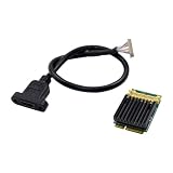 Tixqeaif SM750 MiniPCIe zu -Kompatibel 16 MB + 64 MB DDR 1920 X 1440 Eingebettete Grafikanwendung Multimedia 2D-Grafikkarte Einfache I