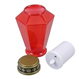 Religiöses Solarlicht Solar-kreuzlicht Weihnachtskerzenlicht Geführtes Kerzenlicht Beleuchtetes Kreuz Solarbetriebenes Weihnachtskreuz Jesus-kreuz-kerze Led-lampenperle Rot Kisang
