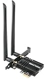WLAN Karte PCIe WiFi 6 Bluetooth 5.2, Intel WiFi 6 AX200, Bis zu 3000Mbit/s PCIe WiFi 6 Karte, 5G/2.4G WLAN Netzwerkkart für PC Windows 11/10(64bit)