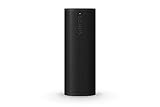 Sonos Roam 2 Extrem kompakter, mobiler WLAN Speaker - Wasserdicht - 10 Stunden Akkulaufzeit - Schw