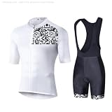 UGLY FROG ZD30H24 Herren Radtrikot Set Fahrrad Trikot Kurzarm Langarm + Radhose mit Sitzpolster Radsport-Anzüge Atmungsaktiv und Schnell Trockend Stoff für Fahrrad Rennrad MTB