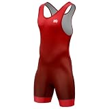 Phantom Athletics Ringertrikot Apex - Wrestling Ringeranzug Herren (Rot, Medium)