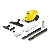 Kärcher Dampfreiniger SC 3 EasyFix, Dampfdruck: max. 3,5 bar, Aufheizzeit: 30 s, Leistung: 1.900 W, Flächenleistung: 75 m², Tank: 1 l, mit Entkalkungskartusche, Bodenreinigungsset und Dü