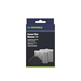 Dennerle 5662 Corner Filter Element 100 - Ersatzkartusche für Eckfilter XXL, 2er Pack - 2X Filterelement inkl. 1 Filterschw