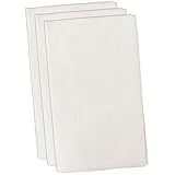5 Stück Universal Filter Mikrofilter Luftfilter Abluftfilter | zuschneidbar | Farbe: Weiß | Maße: 250 x 200 x 2 mm | Staubsaugerfilter - Staubsauger Filter - Filtermatte - Filtervlies - M
