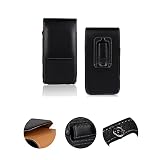 K-S-Trade Qualitativ & Innovativ Holster Gürteltasche Handy Hülle Schutzhülle Für Asus ROG Phone II Handyhülle Leder Schwarz, 1x