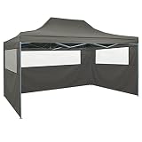 vidaXL Faltzelt 3 Wänden 3x4,5 m Pavillon Gartenzelt Bierzelt Gartenp
