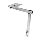 MARVIX Abnehmbare, um 360° drehbare Tischbeine, verstellbar, ausschwenkbar, Halterung für T5, T6, Wohnmobil, B