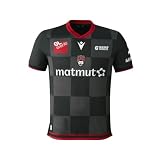 Lou Rugby-Trikot, offizielles Heimtrikot Lyon, Schwarz, Schwarz , L