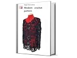 Black lace pullover crochet pattern, Irish lace crochet pattern. (Modern Irish Crochet Lace Pattern) (English Edition)