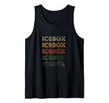 Love Heart Icebox Tee Grunge im Vintage-Stil, schwarze Eisbox Tank Top