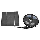 Solar-Pflanzen-Lichtstreifen, umweltfreundlich, 5 W, hoher Lichtstrom, fördert das Wachstum, Solar-LED-Wachstumslichtstreifen, Pflanzenlicht für den Innen- und Außenbereich, Garten, Gewächshaus, 3