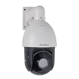 SUNBA PoE+ PTZ Außenkamera, 36-Fach optischer Zoom, 5MP Dome Überwachungskamera, Zwei-Wege Audio & Infrarot-Nachtsicht mit großer Reichweite bis zu 450m (P636 V2, Performance Serie)